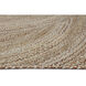 Prescott 168 X 120 inch Warm Natural Indoor Hand-Braided Rug, Hand-Braided